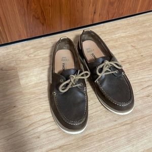 Size 11 Sonoma Brown Boat Shoes